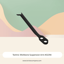 Technic Wishbone Suspension Arm #32294  - 26-Black