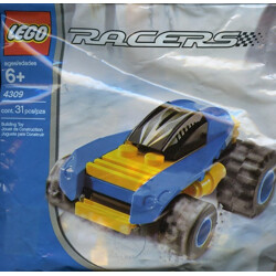 Lego 4309 Crazy Racing Cars: Blue Racing Cars