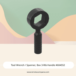 Tool Wrench / Spanner, Box 3-Rib Handle #604552 - 26-Black