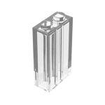 Brick 1 x 2 x 3 #22886 - 40-Trans-Clear