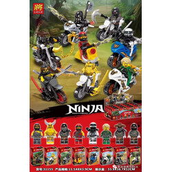 LELE 31155 Ninjago Motorcycle Mana 8