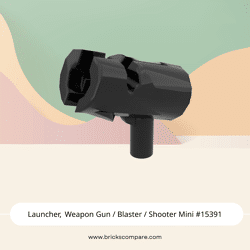 Launcher, Weapon Gun / Blaster / Shooter Mini #15391 - 26-Black