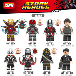 XINH X0265 8 Minifigures: Super Heroes