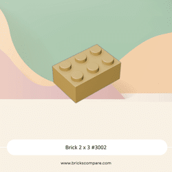 Brick 2 x 3 #3002 - 5-Tan