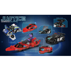 XINGBAO XB-02101 Earth justice alliance: Alien Flying Car Party