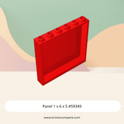 Panel 1 x 6 x 5 #59349  - 21-Red