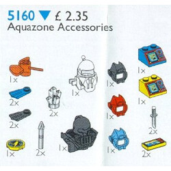 Lego 5160 Aquazone Accessories