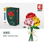SEMBO 601239-B Building Blocks Flower Shop: Roses