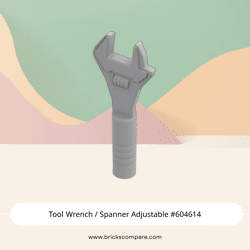 Tool Wrench / Spanner Adjustable #604614 - 194-Light Bluish Gray