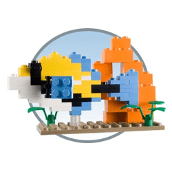 Lego HONOLULU Fish and coral