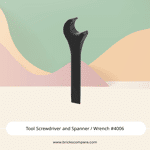 Tool Screwdriver and Spanner / Wrench #4006  - 26-Black