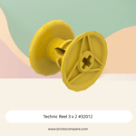 Technic Reel 3 x 2 #32012 - 24-Yellow