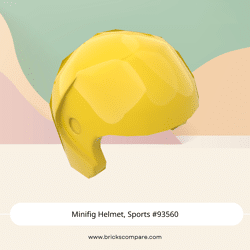 Minifig Helmet, Sports #93560 - 24-Yellow