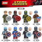 XINH 1098 8 minifigures: Captain America
