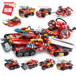 QMAN / ENLIGHTEN / KEEPPLEY 1410-5 Extreme rescue chariots straight into eight-in-one super chariot series 8 models