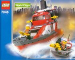 Lego 7046 Police and Rescue: Fire Command Boat