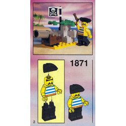Lego 1871 Pirates: Pirate Cannons