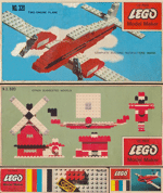 Lego 320 Red Airplane Set