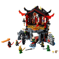 Lego 70643 Resurrection Temple filled with the Lord of the Tudors