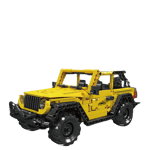 MouldKing 15058 Wrangler PullBack Car