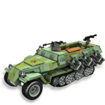 Mould King 20027 Semi-tracked Armored Vehicle With Motor