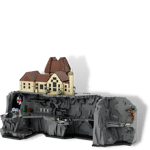 MOC-137608 Micro Batcave and Wayne Manor The Animated Series BTAS