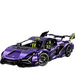 GULY 10635 1:8 Lamborghini Purple Bull Supercar