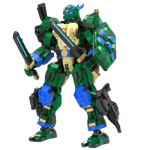 Wangao 288008 Teenage Mutant Ninja Leonardo Blue Mecha