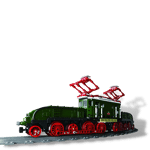 MouldKing 12022 World Railways: Alligator Electric Locomotive