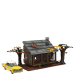 MOC-123307 Evil Dead Knowby Cabin Olds Delta 88