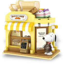 CACO S012 Peanuts Snoopy Bakery Shop