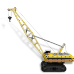 Mould King 15069 Motor Yellow Crawler Crane