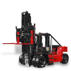 Mould King 17045 Red Heavy Duty Stacker With Motor