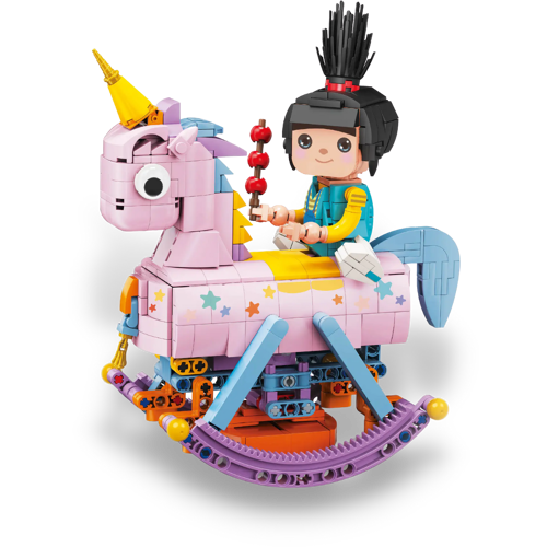KAIDO KD-99006-3 Rocking Horse Alice Angel Girl