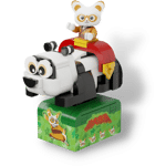 PANTASY 86513 Kung Fu Panda Master Raccoon Cart