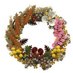 Mould King 10074 Christmas Dried Flower Wreath