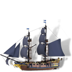 MOC-89489 Triton Warship Model