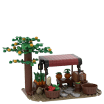 MOC-78754 Medieval Food Vendor