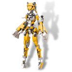 MOC-89461 Robot Mobile Suit Tiger Girl