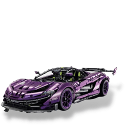 GULY 10617 Purple Plating MKLUN-P1 GTR Sports Car With Motor