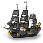 Reobrix 66036 Black Pearl Pirate Ship
