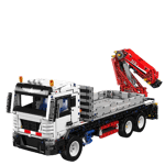 MouldKing 17063 Pneumatic Truck Crane With Motor