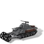 MOC-126445 M4 Sherman Antimines Medium Tank