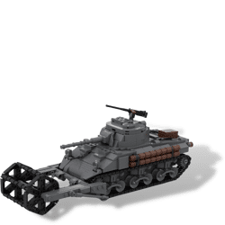 MOC-126445 M4 Sherman Antimines Medium Tank