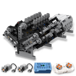 MOC-43833 V12 Engine with Gearbox Mk2 Sci-fi Engine