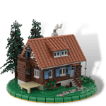 MOC-66645 Cozy Cabin Diorama