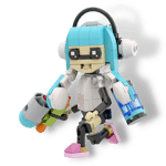 MOC-89374 Splatoon 3 Inklings Blue