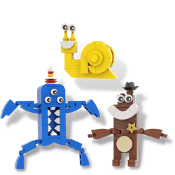 MOC-89399 Garden Playset with Interactive Characters - Banban Seline Toadster and Nabnab