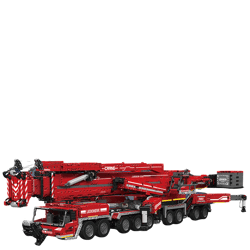 Mould King 17008 Red Liebherr LTM 11200 Remote Controlled Crane With Motor