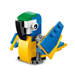 Lego 40131-2 Promotion: Modular Building of the Month: Parrot